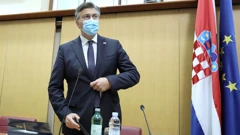 Premijer Plenković na aktualnom prijepodnevnu u Saboru