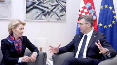 Ursula von der Leyen i Andrej Plenković, arhivska fotografija