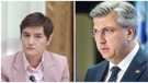Ana Brnabić i Andrej Plenković
