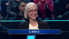 Ana Lović, Foto: Tko želi biti milijunaš?/HRT