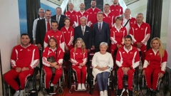 Gordan Jandroković s izaslanstvom Hrvatske paraolimpijske reprezentacije 