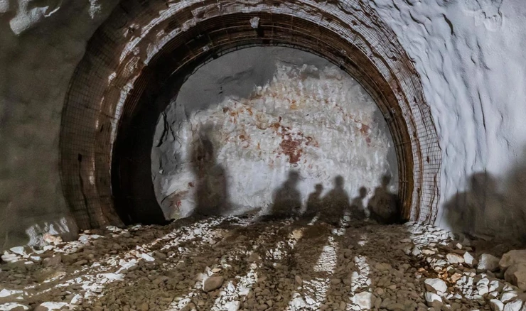 Radovi u tunelu, arhivska fotografija