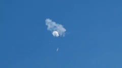 Srušen kineski balon