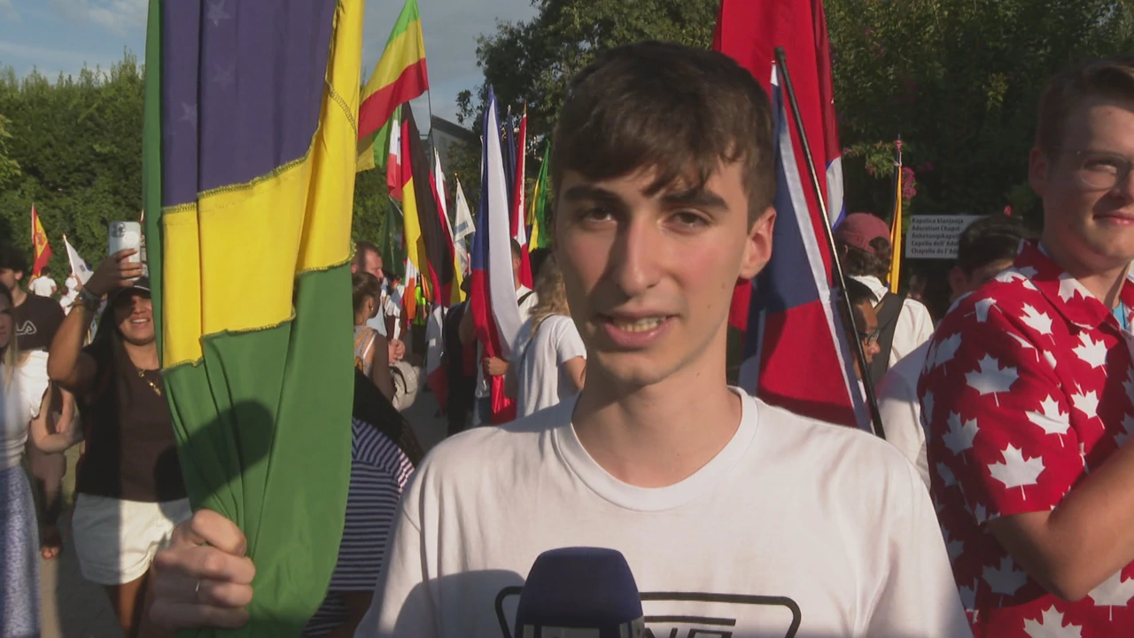 Brazilac Luca na 34. Mladifestu u Međugorju , Foto: HTV/HRT