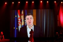 Predsjednik RH Zoran Milanovic obratio se putem video poruke, Foto: Matija Habljak /Pixsell