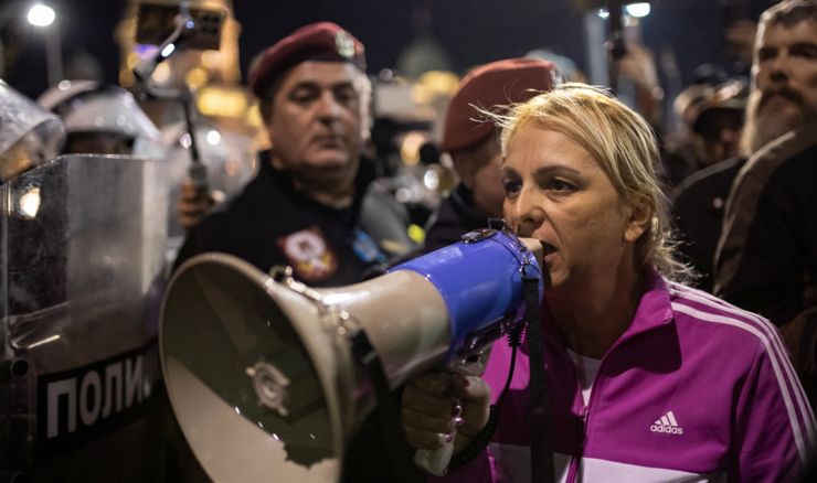 Dijana Hrka, majka preminulog mladića u Novom Sadu