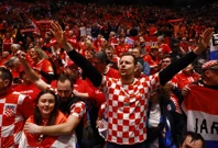 Hrvatski navijači na utakmici s Danskom, Foto: Sanjin Strukic/PIXSELL
