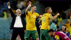 Slavlje Australaca nakon plasmana u osminu finala