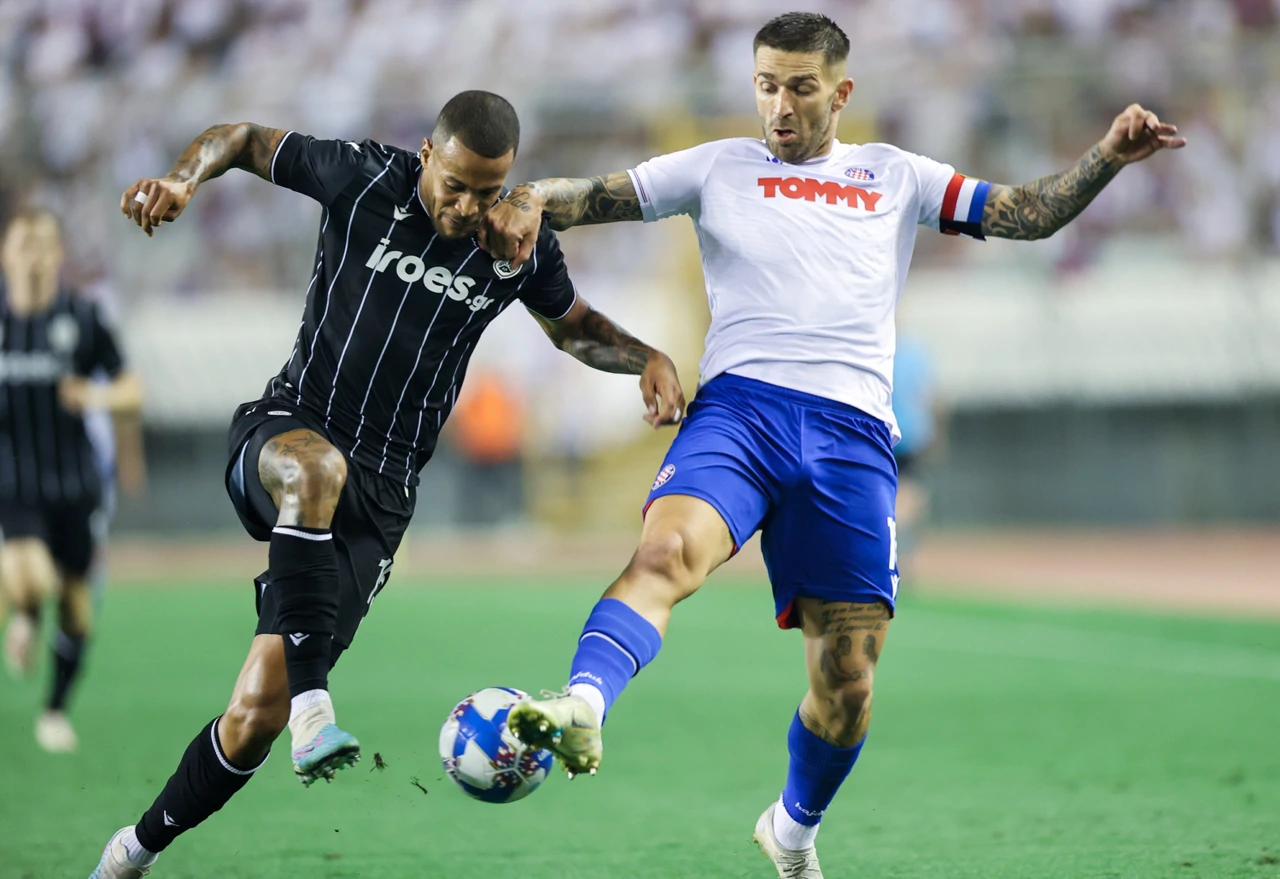 Hajduk - PAOK. Marko Livaja