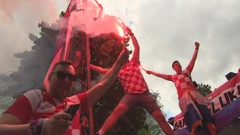 Hrvatski navijači u Kopenhagenu 