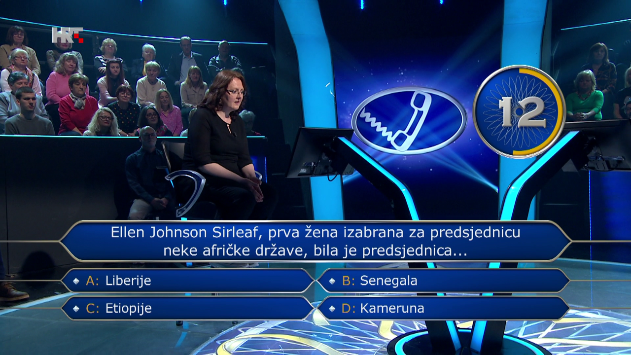 Dijana Dijanek, Foto: Tko želi biti milijunaš?/HRT