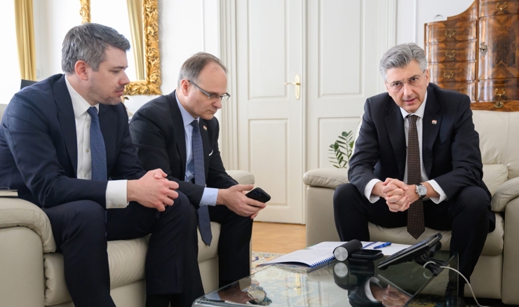 Plenković s poljskim predsjednikom o summitu Inicijative triju mora