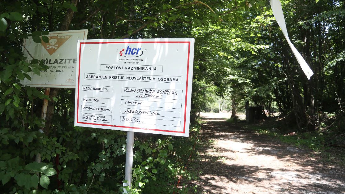 Prostor bivšeg vojnog skladišta u Oštarijama