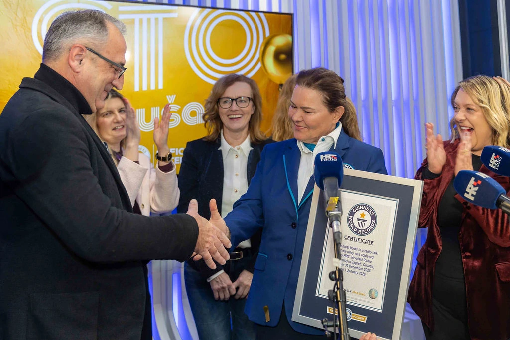 Hrvatski radio srušio Guinnessov rekord, Foto: HR/HRT