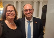 Na svečanosti su bili kolegica Veronika Vlaho i eurozastupnik Davor Ivo Stier, Foto: GH/HRT