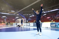 Zagrijavanje uoči Island - Hrvatska, Foto: Sanjin Strukic/PIXSELL