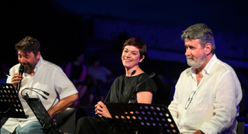 Manifestacija "Šibenik, grad kao mi" - recital Marije Skaričić, Gorana Navojca i Vedrana Mlikote