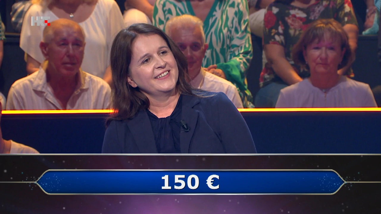 Žaklina Cvitanović, Foto: Tko želi biti milijunaš?/HRT