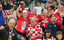 Hrvatski navijači u Areni , Foto: Goran Stanzl/PIXSELL