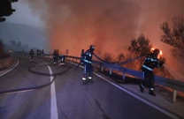 Vatra prodrla u Park prirode Biokovo, Foto: Ivo Cagalj/Pixsell
