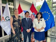 Ana María Kuljevan, Pedro Puh, Graciela Rengifo  , Foto: Asociación Croata Dubrovnik / Hrvatska udruga Dubrovnik//