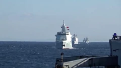 Ruski i kineski ratni brodovi u Tihom oceanu