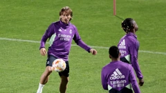 Luka Modrić na treningu u Rijadu