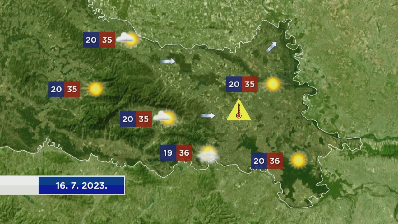 Vremenska prognoza, Foto: HTV/HRT