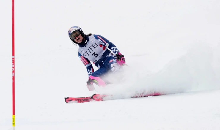 Zrinka Ljutić u slalomu u Copper Mountainu 