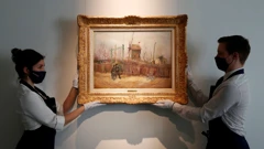 Van Goghova 'Ulična scena na Montmartreu' 