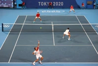 Mate Pavić i Nikola Mektić protiv Marina Čilića i Ivana Dodiga , Foto: Mike Segar/Reuters