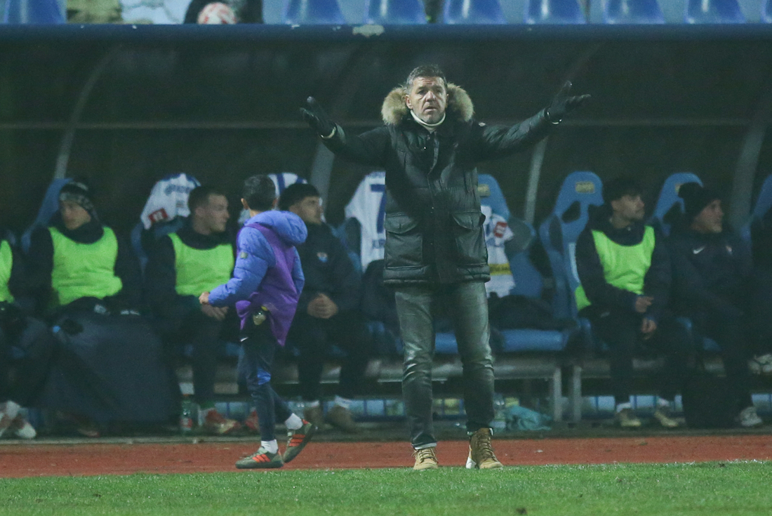 Silvijo Čabraja na utakmici s Varaždinom