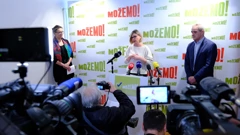 Konferencija za medije stranke Možemo 