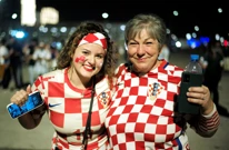 Navijačice Hrvatske uoči utakmice s Argentinom, Foto: Hamad I Mohammed/REUTERS