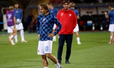 Luka Modrić na zagrijavanju, Foto: Hrach Khachatryan /PIXSELL