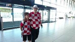 Navijači na zagrebačkom aerodromu, Foto: HTV4/HRT