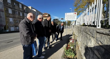 susret zadarskog gradonačelnika i obitelji pokojnog Loze