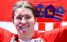 Hrvatska navijačica u Herningu, Foto: Sanjin Strukić/PIXSELL
