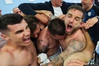 Slavlje nakon što je Rijeka osvojila naslov, Foto: Sanjin Strukic/PIXSELL