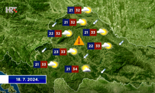 Vremenska prognoza, Foto: Dnevnik/HRT