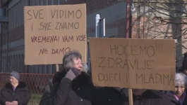 Prosvjed mještana Poznanovca zbog ilegalnog odlagališta opasnog otpada