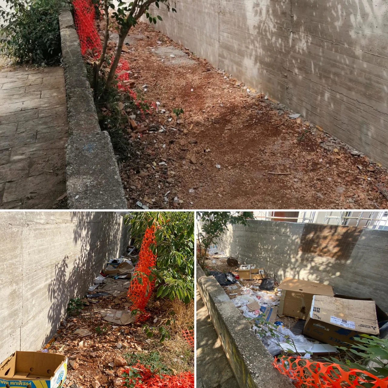 Otpad u zapadnom dijelu dvorišta Šibenske 9, upućene zahvale djelatnicima Čistoće Zadar na brzoj reakciji
