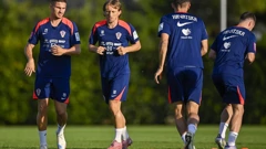 Trening Hrvatske na Maksimiru