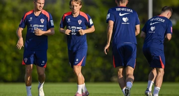 Trening Hrvatske na Maksimiru