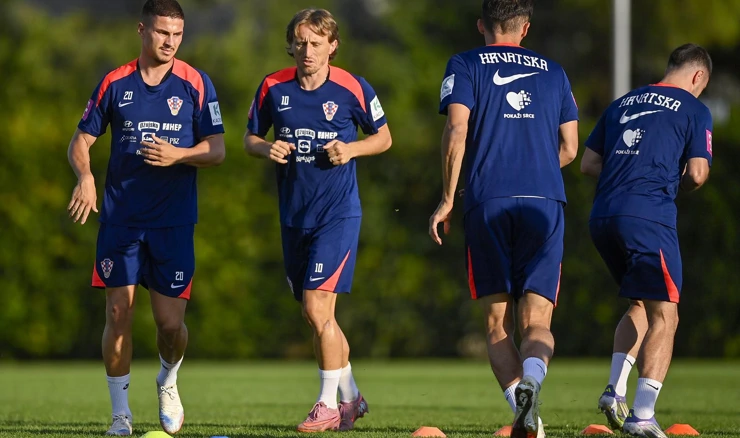 Trening Hrvatske na Maksimiru