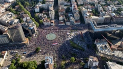 Prosvjed u Beogradu, Foto: Djordje Kojadinovic /Reuters