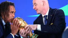 Gianni Infantino i Christian Karembeu