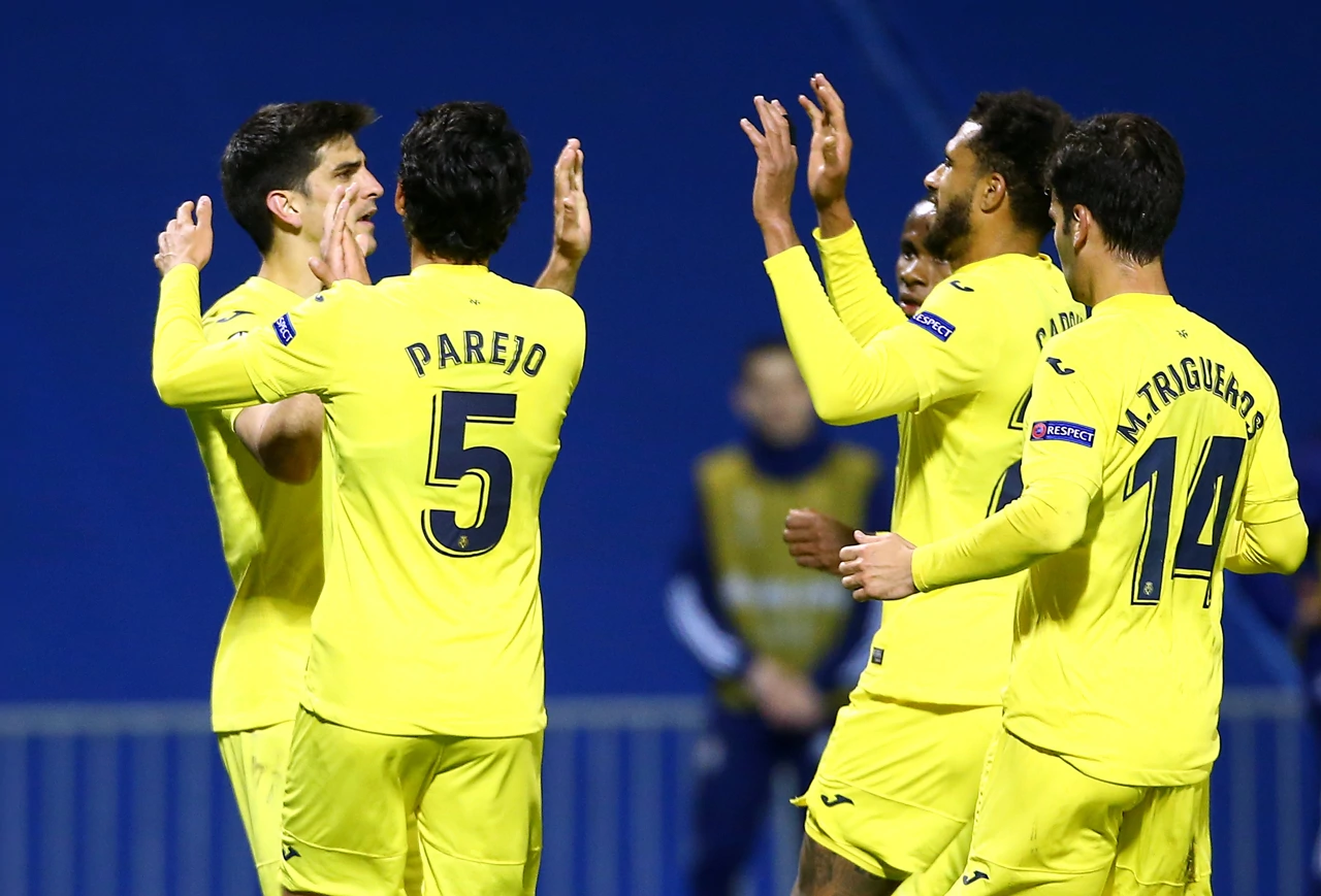 Slavlje igrača Villarreala nakon prvog gola