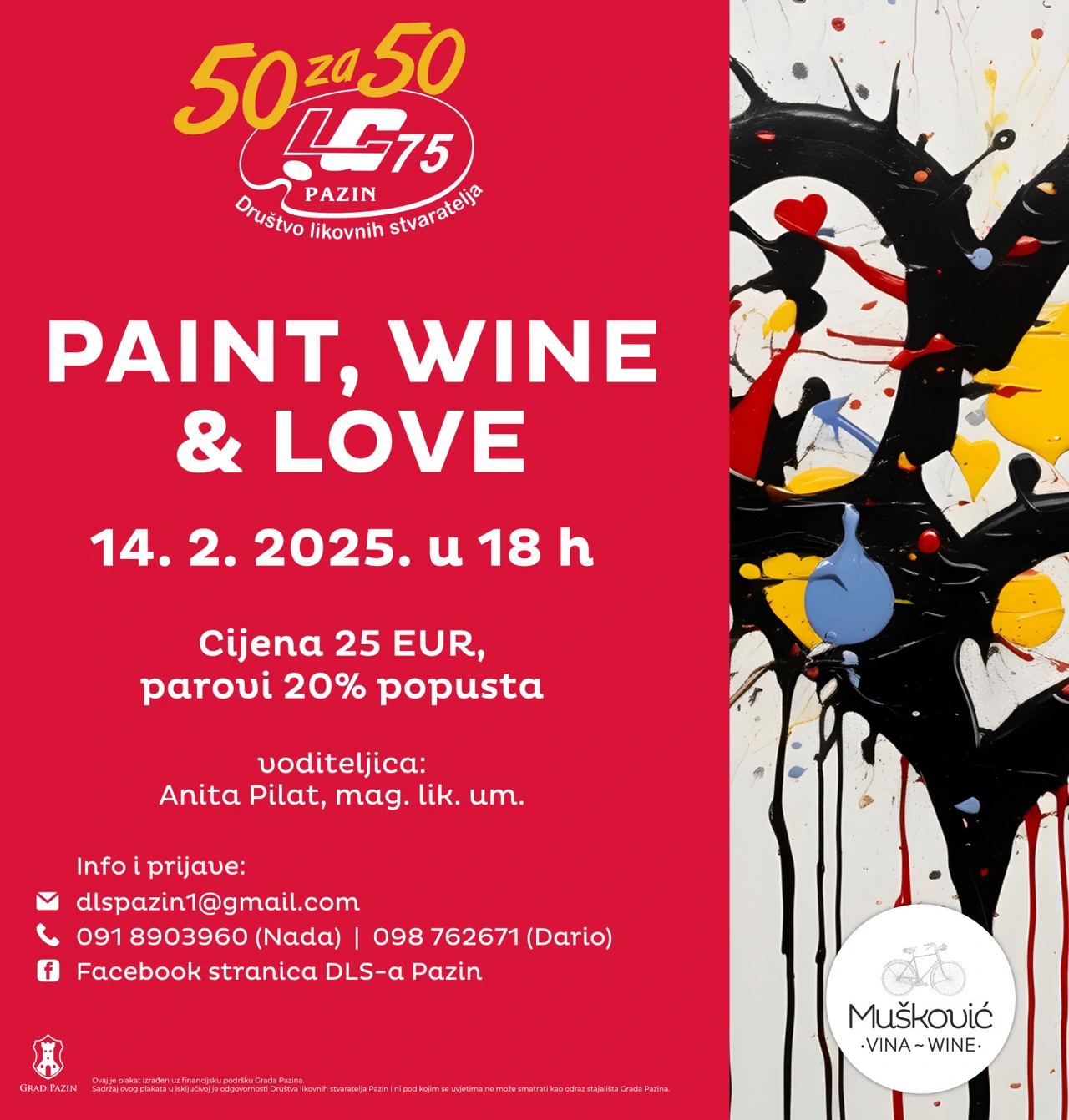 Paint and wine
