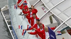 Hrvatska delegacija na otvaranju Igara u Parizu, Foto: Albert Gea/REUTERS